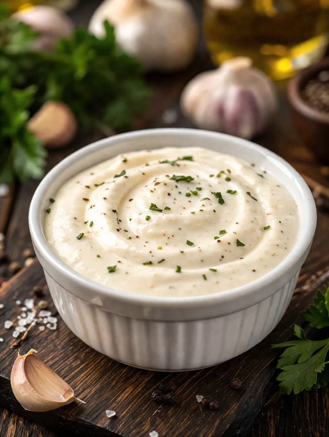 Соус часниковий