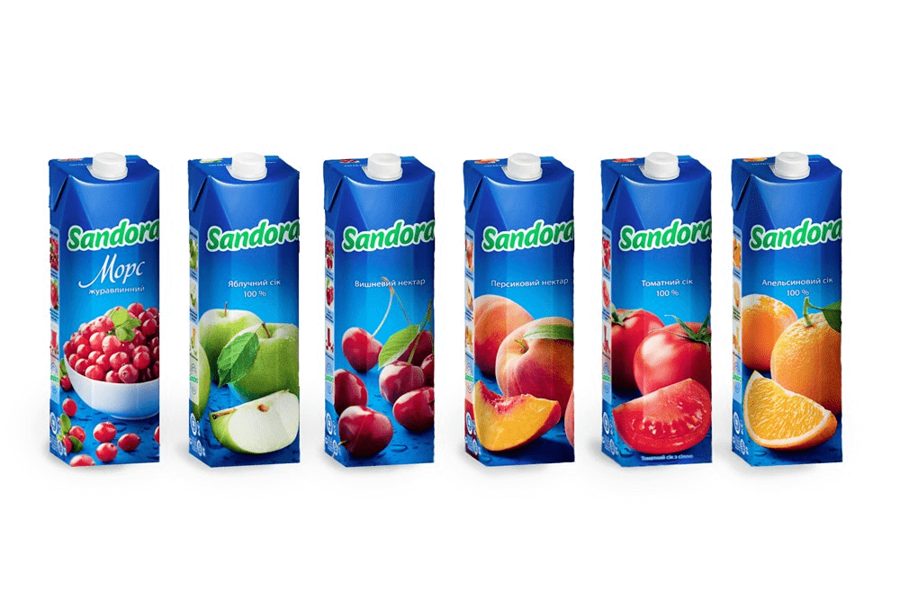 сік "Sandora"(в асортименті)